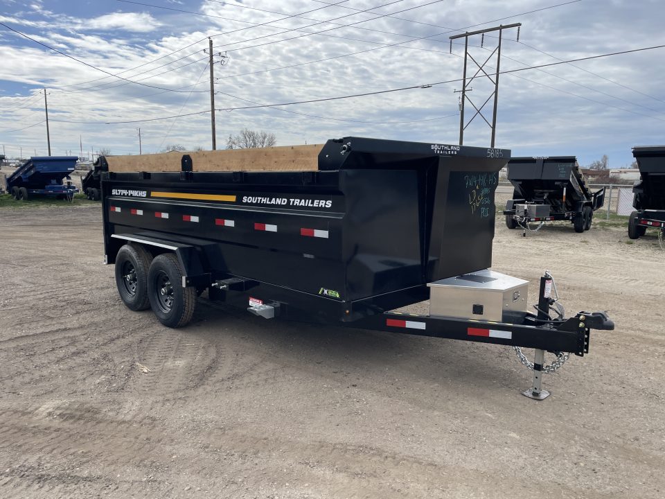 New 2026 Southland 7x14 14k High Side Dump Trailer