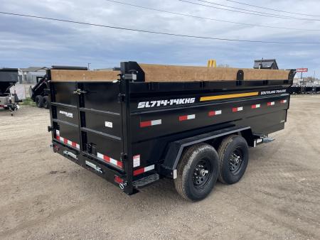 New 2026 Southland 7x14 14k High Side Dump Trailer