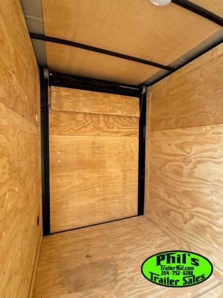 New 2026 5X8 Cargo / Enclosed Trailer ALUMINUM WHEELS & REAR WING