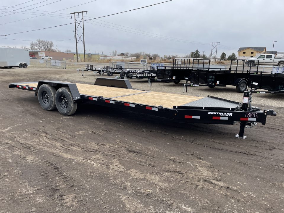 New 2026 Southland 7x22 16/6 16k Split Deck Tilt Equipment Trailer