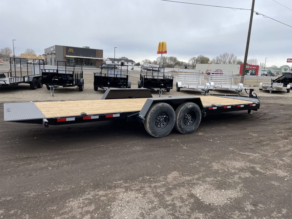 New 2026 Southland 7x22 16/6 16k Split Deck Tilt Equipment Trailer