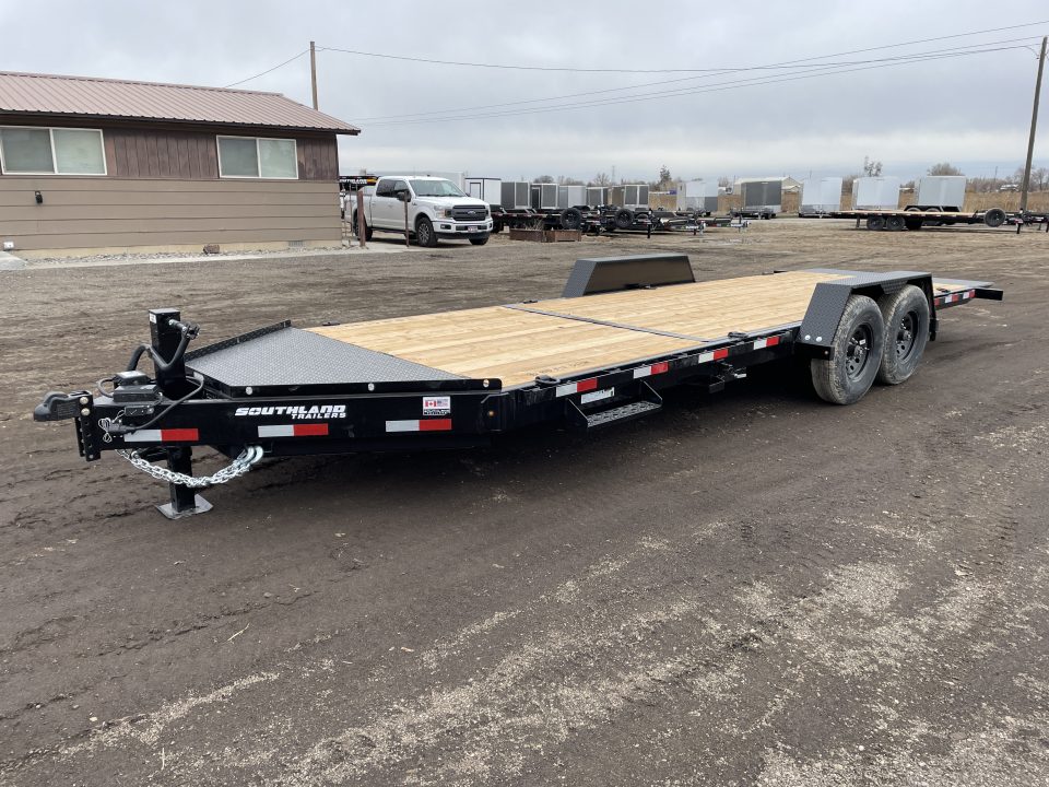 New 2026 Southland 7x22 16/6 16k Split Deck Tilt Equipment Trailer