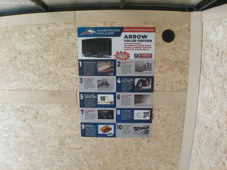 New 2026 American Hauler Arrow 6x12 Deluxe with ACP Cargo / Enclosed Trailer