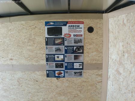 New 2026 American Hauler Arrow 7x14 Deluxe Cargo / Enclosed Trailer
