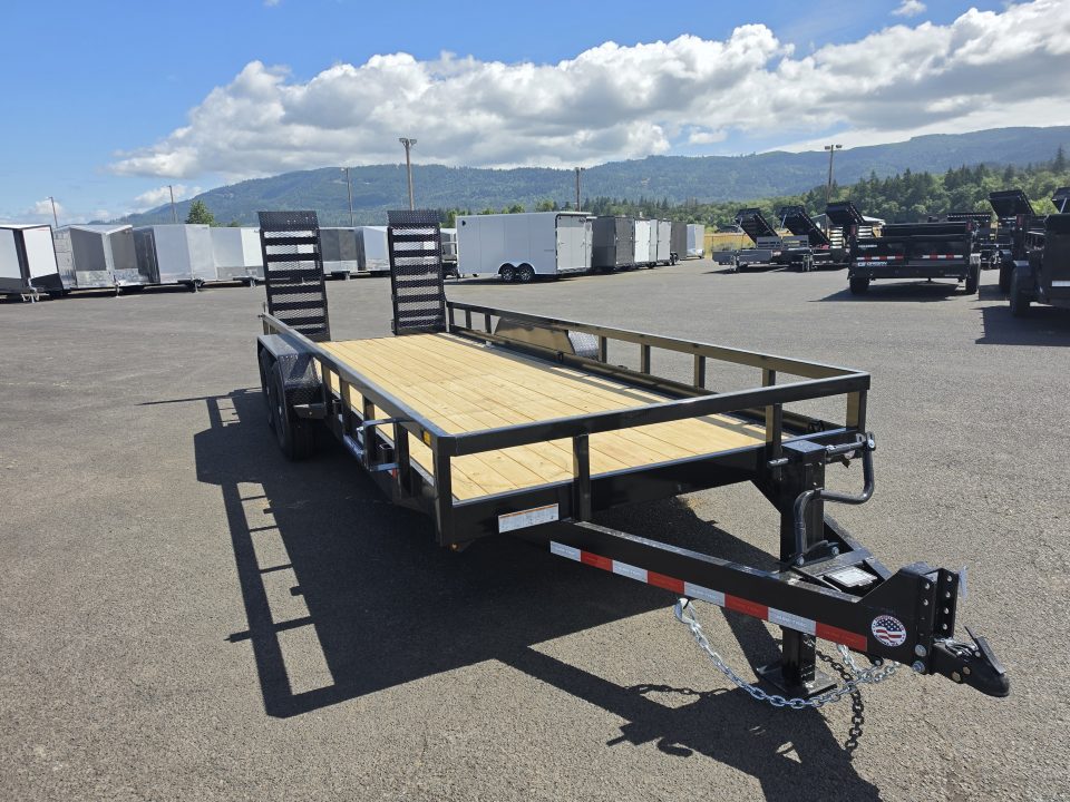 New 2026 Sure-Trac 7x20 Tube Top Equipment Utility Trailer 14K GVWR