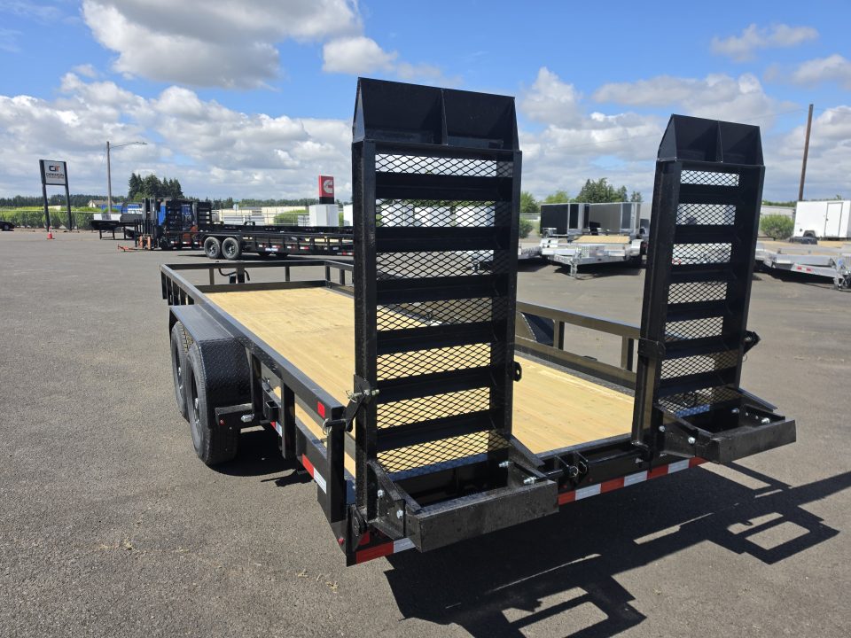 New 2026 Sure-Trac 7x20 Tube Top Equipment Utility Trailer 14K GVWR