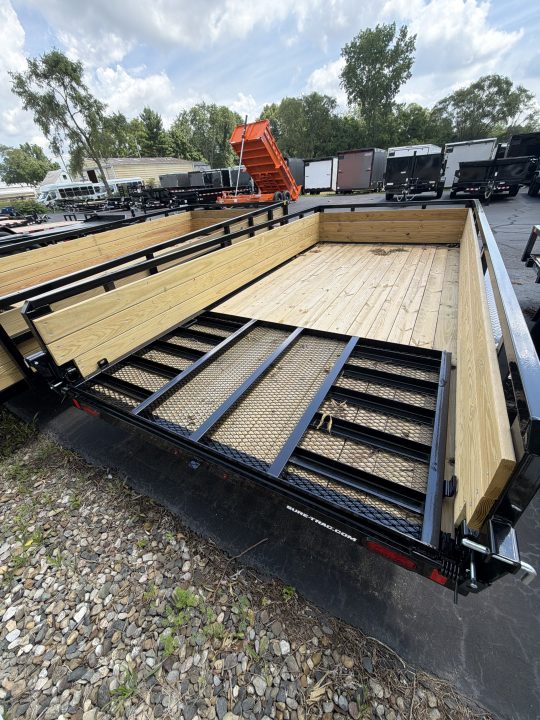 New 2026 SURE-TRAC ST-UTW8214-070 Utility Trailer