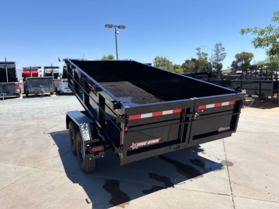 New 2026 Five Star Trailers DT612212 D7 6.5FT X 12FT 7K GVW Dump Trailer