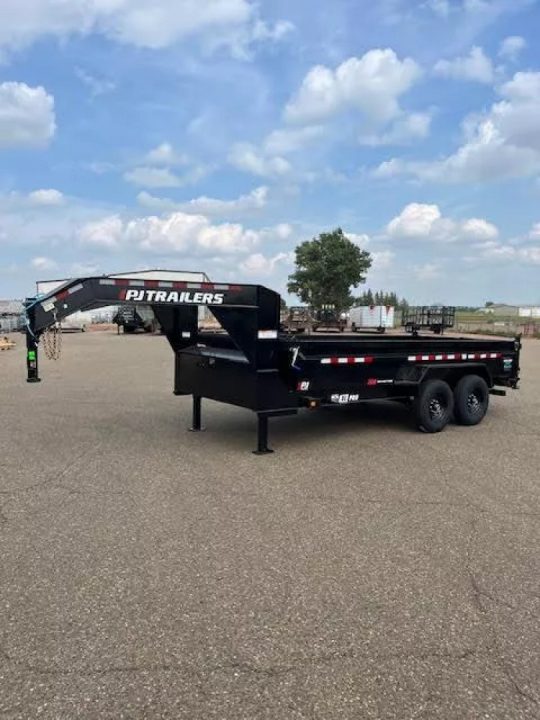 New 2027 PJ Trailers 83" x 16' DL Dump Trailer