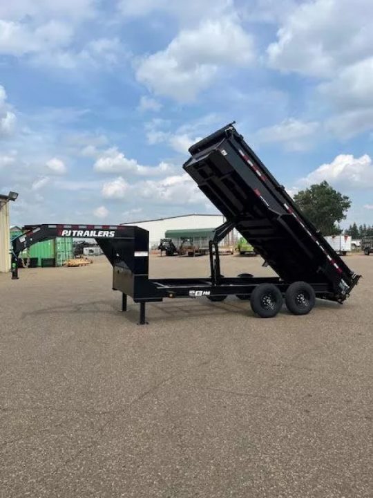 New 2027 PJ Trailers 83" x 16' DL Dump Trailer