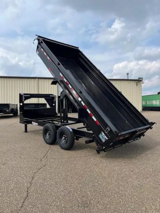 New 2027 PJ Trailers 83" x 16' DL Dump Trailer