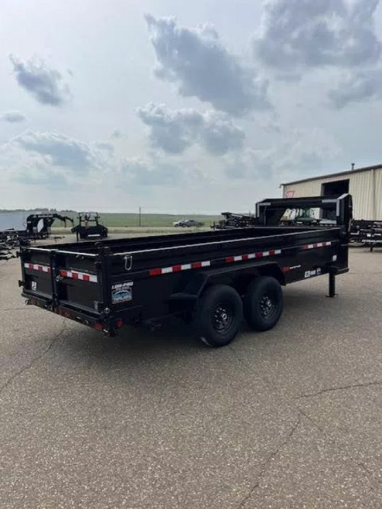 New 2027 PJ Trailers 83" x 16' DL Dump Trailer