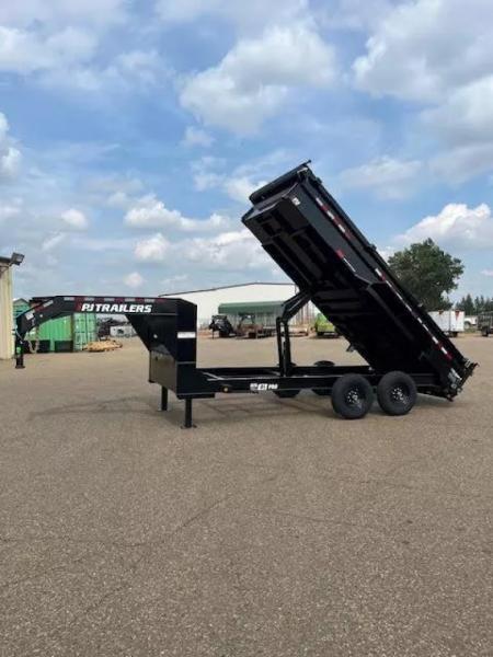 New 2027 PJ Trailers 83" x 16' DL Dump Trailer