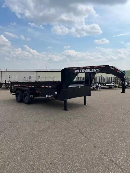 New 2027 PJ Trailers 83" x 16' DL Dump Trailer