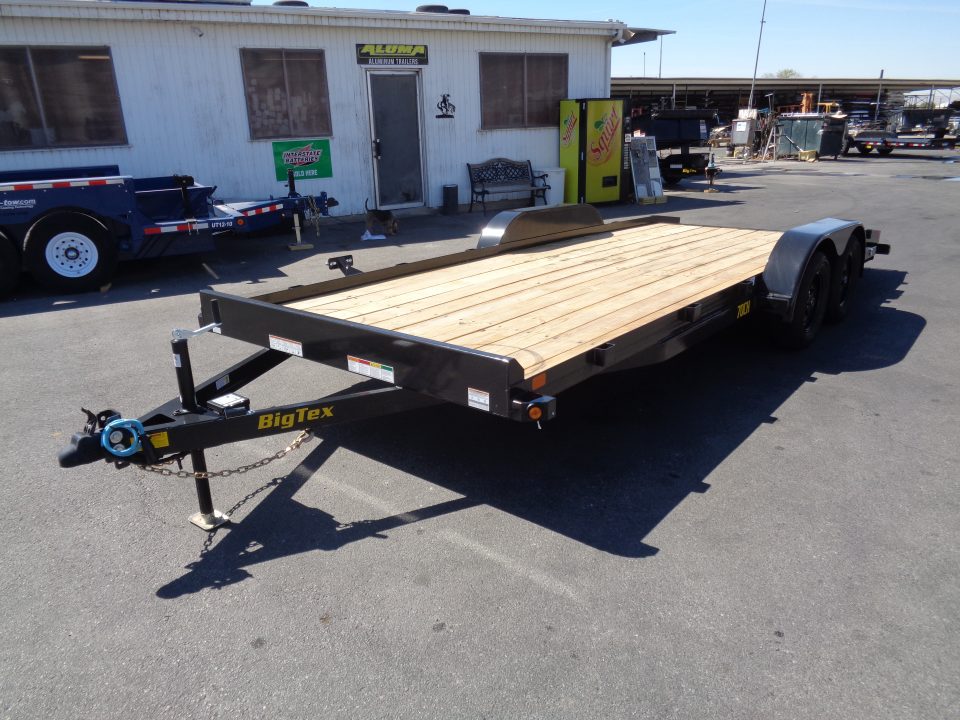 New 2026 BIG TEX Trailer * 70CH-20 DT * 20Ft Tandem Axle 7k Car Hauler w/Dovetail