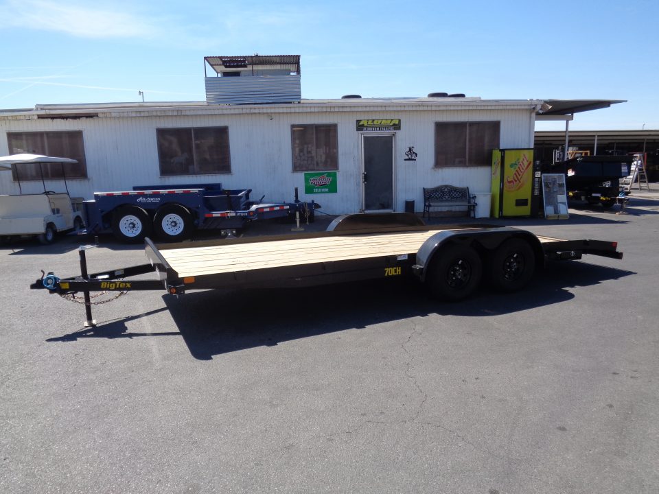 New 2026 BIG TEX Trailer * 70CH-20 DT * 20Ft Tandem Axle 7k Car Hauler w/Dovetail