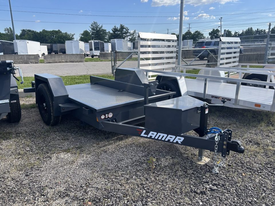 New 2025 Lamar Trailers 6 FT 6 IN X 12 FT TILT TRAILER STEEL DECK 7K GVWR