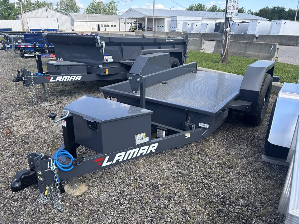 New 2025 Lamar Trailers 6 FT 6 IN X 12 FT TILT TRAILER STEEL DECK 7K GVWR