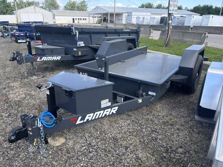 New 2025 Lamar Trailers 6 FT 6 IN X 12 FT TILT TRAILER STEEL DECK 7K GVWR
