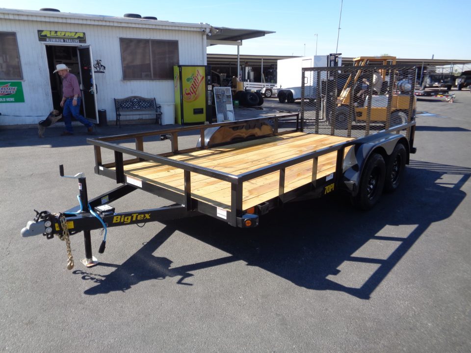New 2027 Big Tex Trailers * 70PI-14 * 14Ft Tandem Axle Utility Trailer w/ Ramp Gate