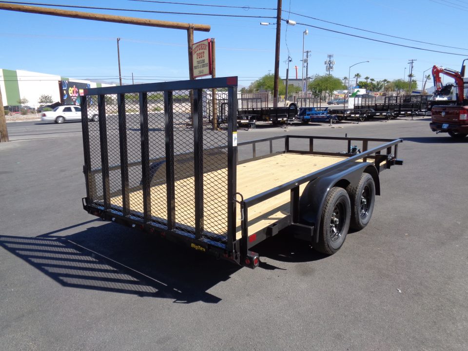 New 2027 Big Tex Trailers * 70PI-14 * 14Ft Tandem Axle Utility Trailer w/ Ramp Gate
