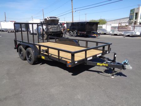 New 2027 Big Tex Trailers * 70PI-14 * 14Ft Tandem Axle Utility Trailer w/ Ramp Gate