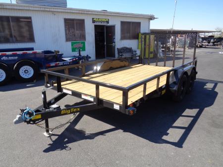New 2027 Big Tex Trailers * 70PI-14 * 14Ft Tandem Axle Utility Trailer w/ Ramp Gate