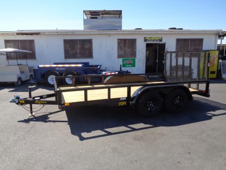 New 2027 Big Tex Trailers * 70PI-14 * 14Ft Tandem Axle Utility Trailer w/ Ramp Gate