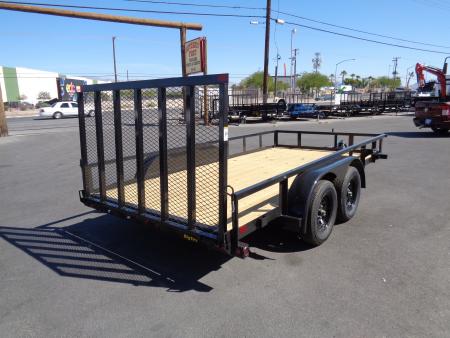 New 2027 Big Tex Trailers * 70PI-14 * 14Ft Tandem Axle Utility Trailer w/ Ramp Gate