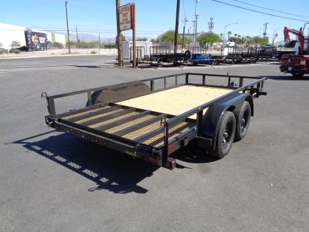 New 2027 Big Tex Trailers * 70PI-14 * 14Ft Tandem Axle Utility Trailer w/ Ramp Gate