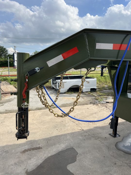 New 2026 Direct Trailer Supply 14'X4'X7' Telescopic Gooseneck 16k gvwr Dump Trailer