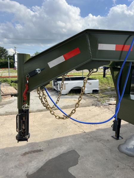New 2026 Direct Trailer Supply 14'X4'X7' Telescopic Gooseneck 16k gvwr Dump Trailer