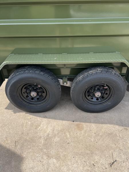 New 2026 Direct Trailer Supply 14'X4'X7' Telescopic Gooseneck 16k gvwr Dump Trailer