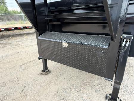 New 2026 Load Trail 8-14 Gooseneck Dump W/ Hydraulic Jacks and 7 Gauge Floor 7K Axles