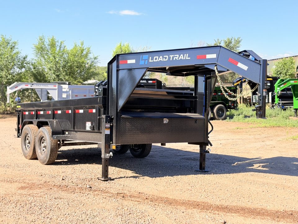 New 2026 Load Trail 7-14 Gooseneck Dump W/ 14 PLY Tire Upgrade 7K Axles