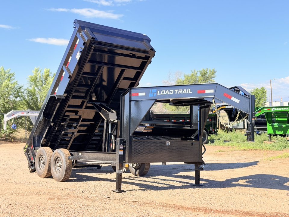 New 2026 Load Trail 7-14 Gooseneck Dump W/ 14 PLY Tire Upgrade 7K Axles