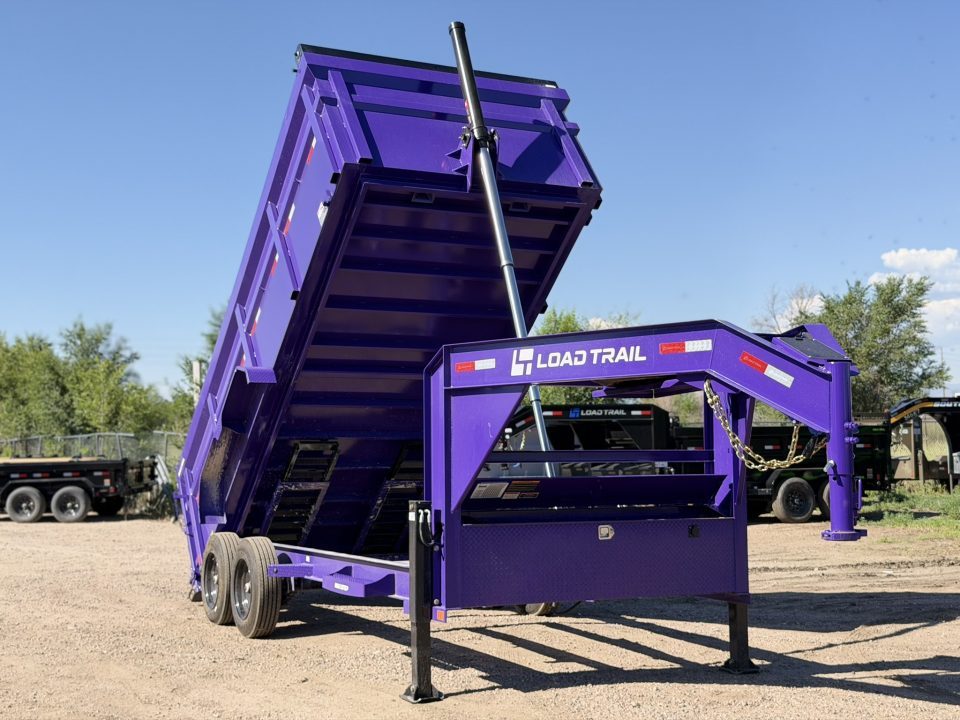 New 2026 Load Trail 7-16-4H Telescopic Gooseneck Dump W/ 16 PLY Tire upgrade 8K Axles