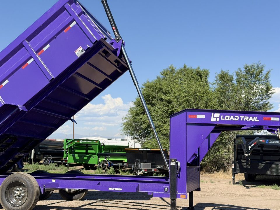 New 2026 Load Trail 7-16-4H Telescopic Gooseneck Dump W/ 16 PLY Tire upgrade 8K Axles