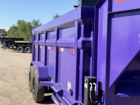 New 2026 Load Trail 7-16-4H Telescopic Gooseneck Dump W/ 16 PLY Tire upgrade 8K Axles