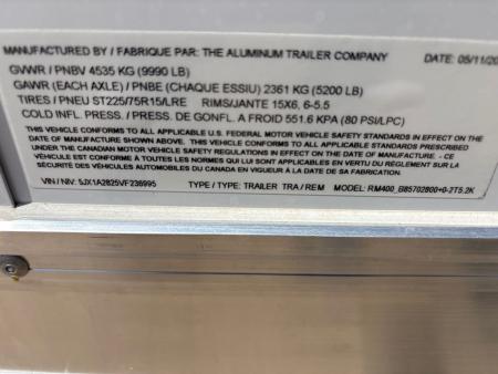 New 2027 ATC RM400_B85702800+0-2T Car / Racing Trailer