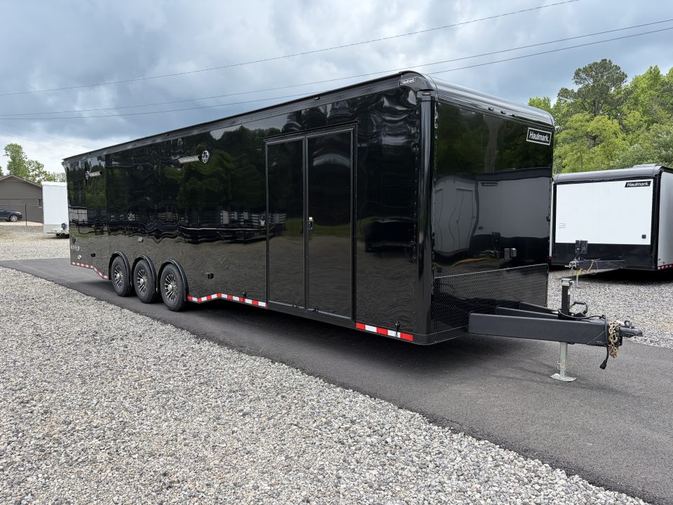 New 2026 Haulmark EDGE 34 Race Trailer With Turbo Package, Polycor, Insulated, Black Trim Package