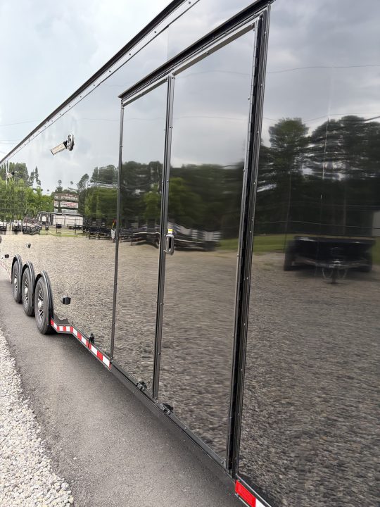 New 2026 Haulmark EDGE 34 Race Trailer With Turbo Package, Polycor, Insulated, Black Trim Package