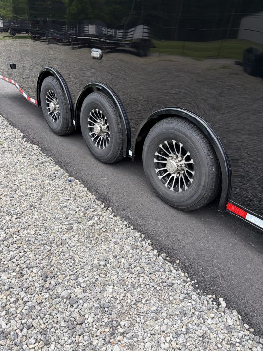 New 2026 Haulmark EDGE 34 Race Trailer With Turbo Package, Polycor, Insulated, Black Trim Package