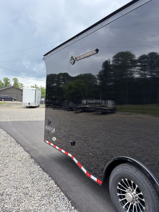 New 2026 Haulmark EDGE 34 Race Trailer With Turbo Package, Polycor, Insulated, Black Trim Package