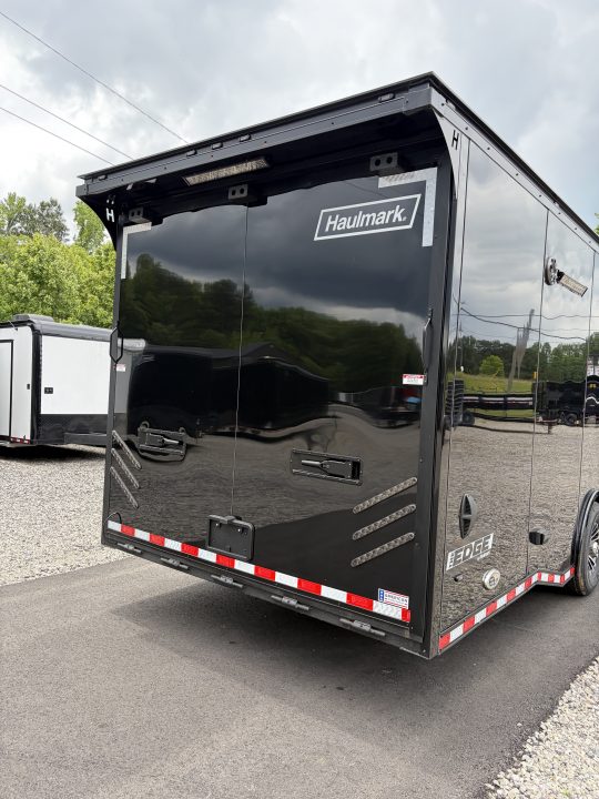 New 2026 Haulmark EDGE 34 Race Trailer With Turbo Package, Polycor, Insulated, Black Trim Package