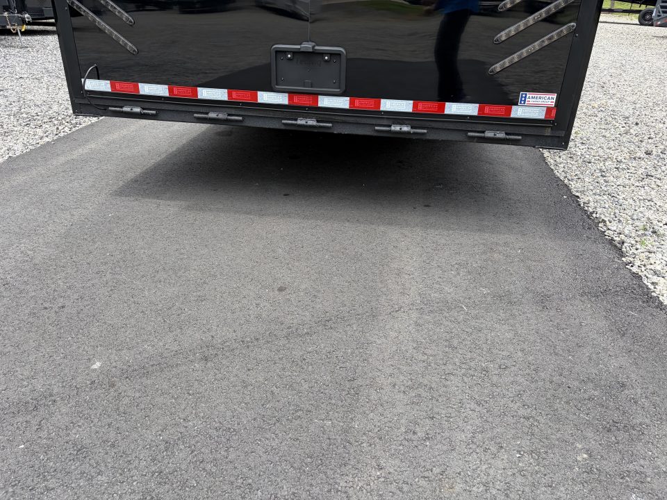 New 2026 Haulmark EDGE 34 Race Trailer With Turbo Package, Polycor, Insulated, Black Trim Package