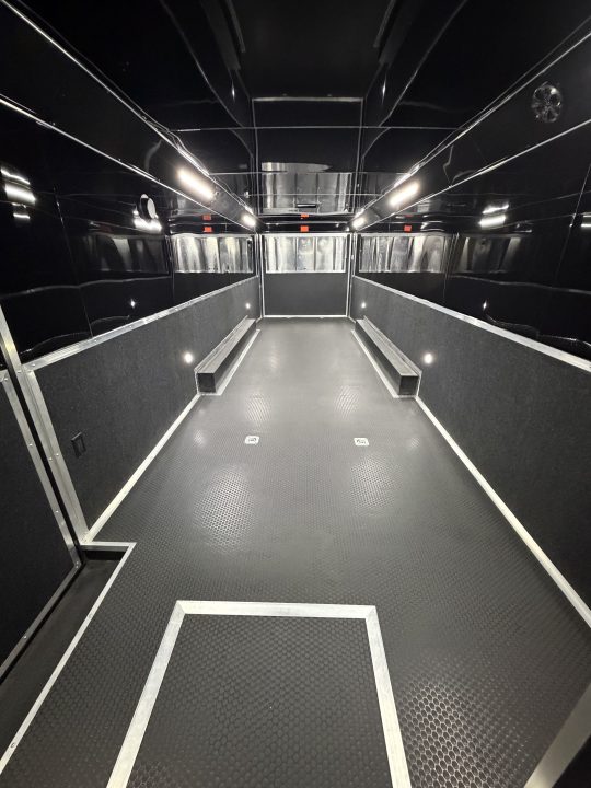 New 2026 Haulmark EDGE 34 Race Trailer With Turbo Package, Polycor, Insulated, Black Trim Package