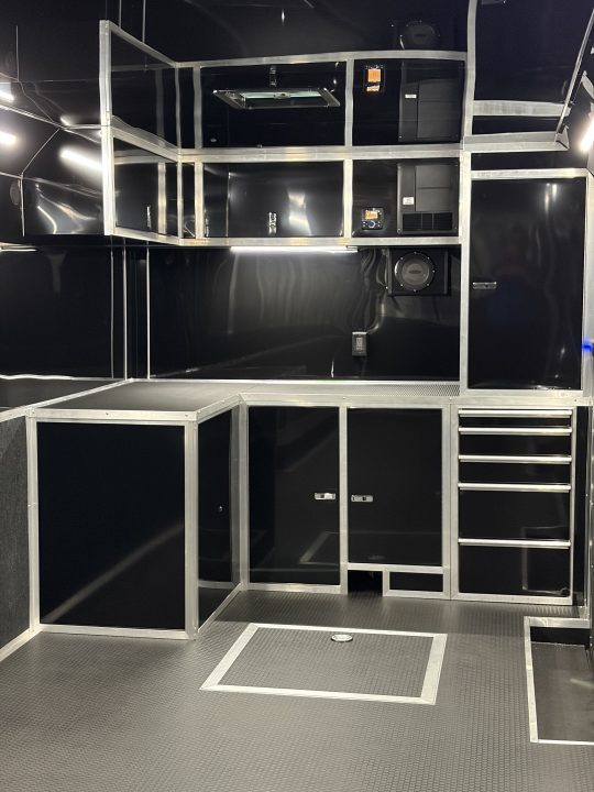 New 2026 Haulmark EDGE 34 Race Trailer With Turbo Package, Polycor, Insulated, Black Trim Package