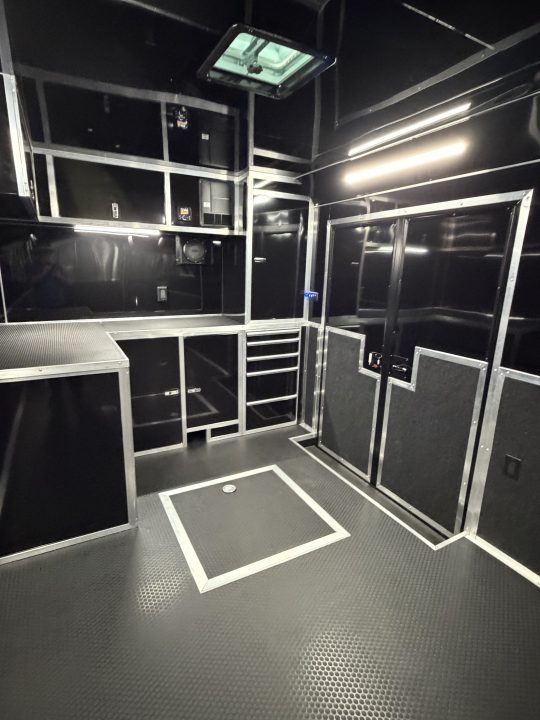 New 2026 Haulmark EDGE 34 Race Trailer With Turbo Package, Polycor, Insulated, Black Trim Package