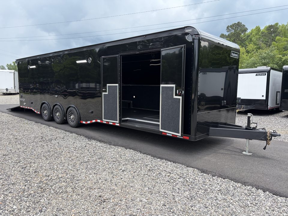 New 2026 Haulmark EDGE 34 Race Trailer With Turbo Package, Polycor, Insulated, Black Trim Package